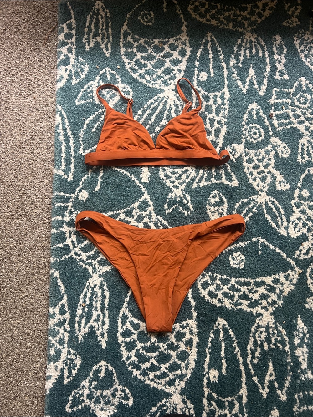 Burnt orange bikini